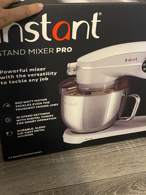 Instant® 7.4-quart Stand Mixer Pro Series, Pearl White