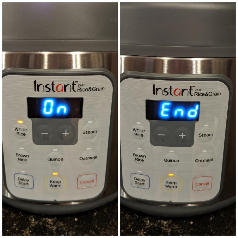 Instant Pot Zest Rice & Grain Cooker Stainless Steel 8 Cups TESTED