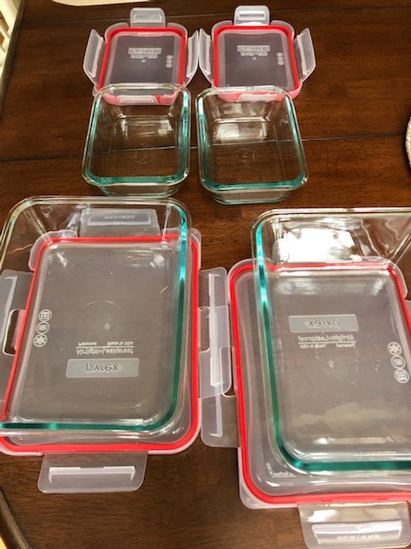 Pyrex - Rectangular Glass Containers – AndresCooking