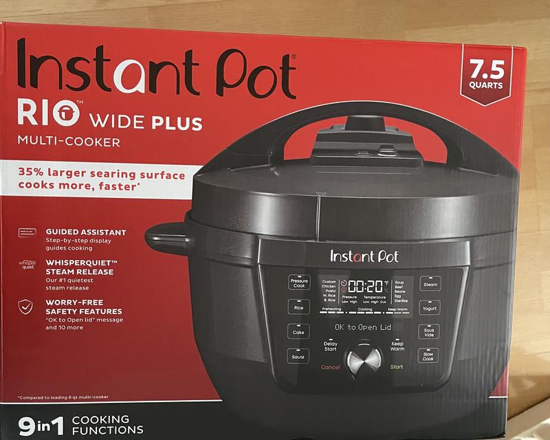 Instant Pot Rio Wide Plus 7.5-Qt. Multi-Cooker
