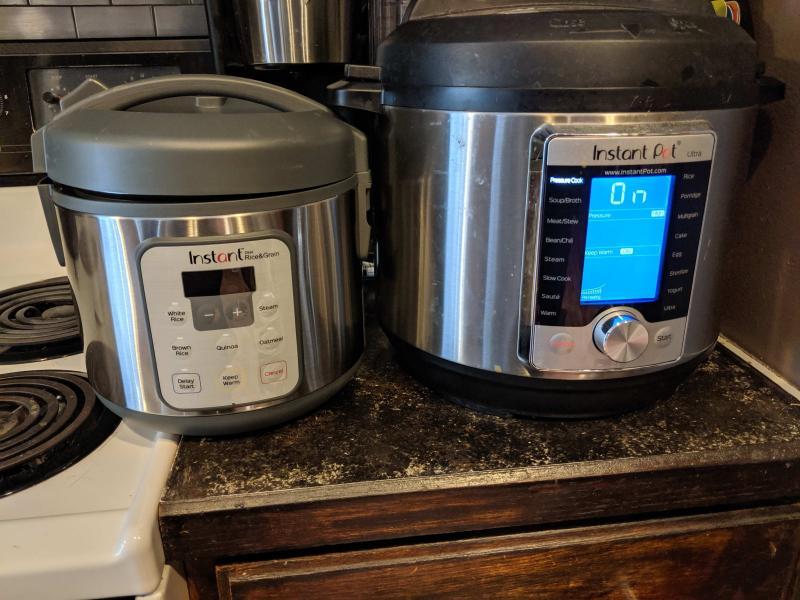 Instant Pot Zest 8 Cup One Touch Rice Cooker, From the Makers of Instant  Pot, Steamer, Cooks Rice, Grains, Quinoa and Oatmeal, 8-cup cooked/4-cup