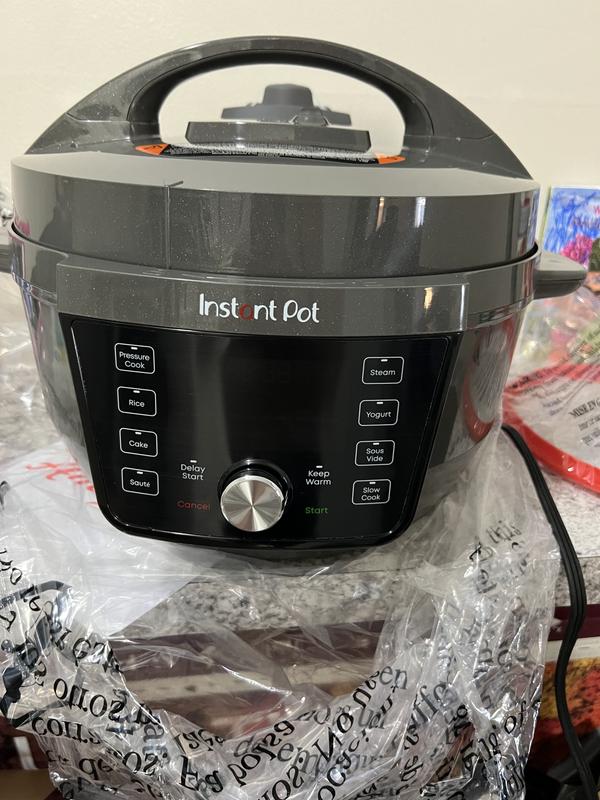 Instant Pot 7.5 Qt Rio Wide Base 9-in-1 Multi-Cooker - Black - Yahoo  Shopping