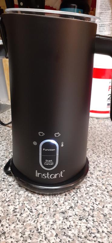 Instant Pot Milk Frother 10MB, 4-in-1 Electric Milk Steamer, Black