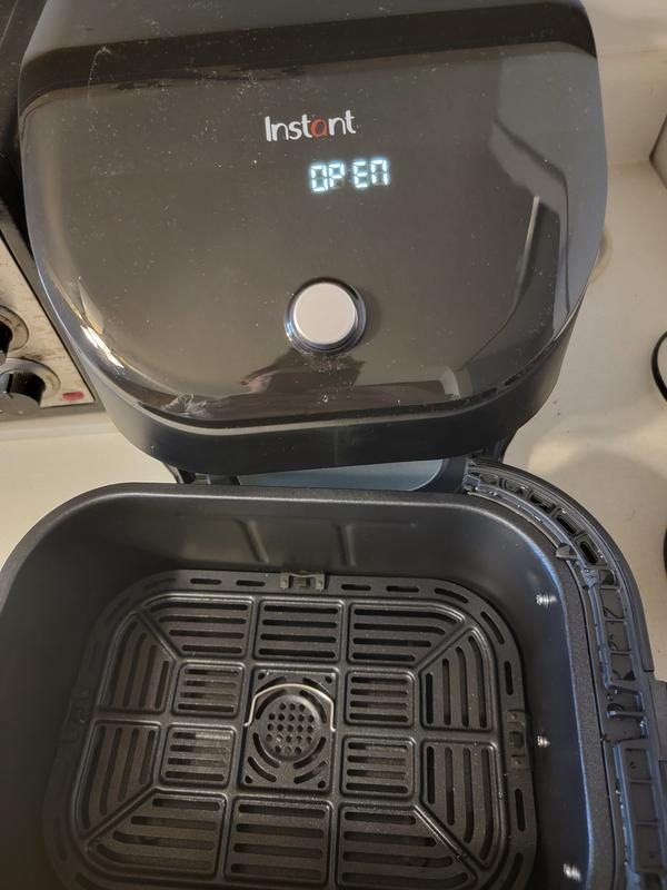 Where can I find the model name and serial number of Instant Vortex Plus 10-Quart  Air Fryer?