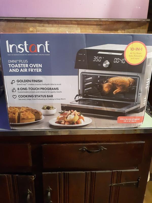 What materials are Instant Brands Instant Omni Pro Air Fryer Toaster Ovens  made of?