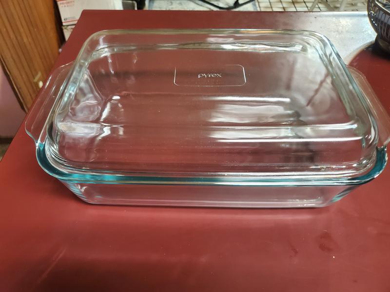 Pyrex Deep 9 in. x 13 in. 2-in-1 Glass Baking Dish with Glass Lid