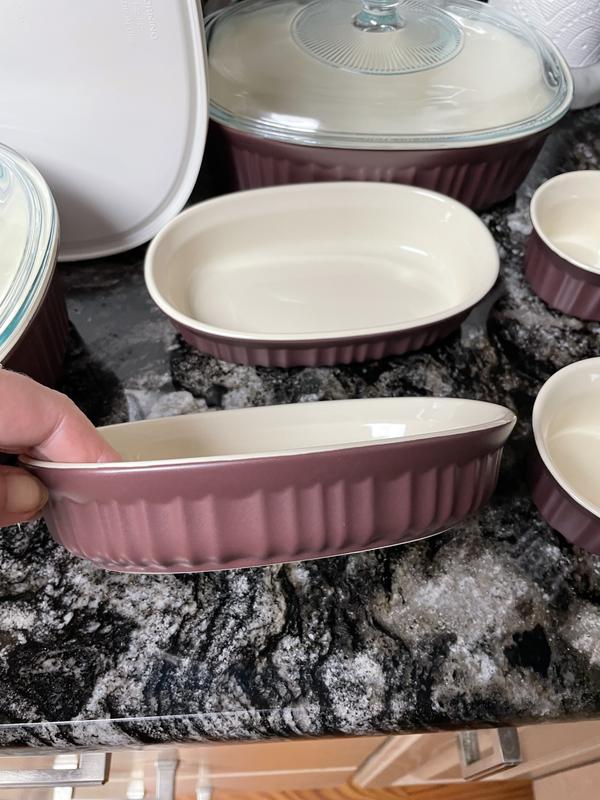 Corningware French Colors 2.5 Quart Oval Baking Dish | Cabernet