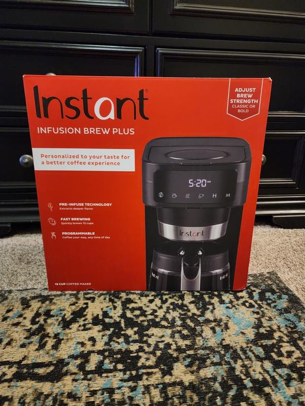 Instant Infusion Brew Plus 12 Cup Drip Coffee Maker, From The