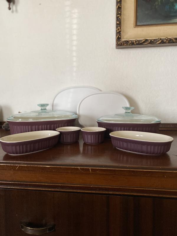 Corningware French Colors 12-Piece Bakeware Set, Cabernet