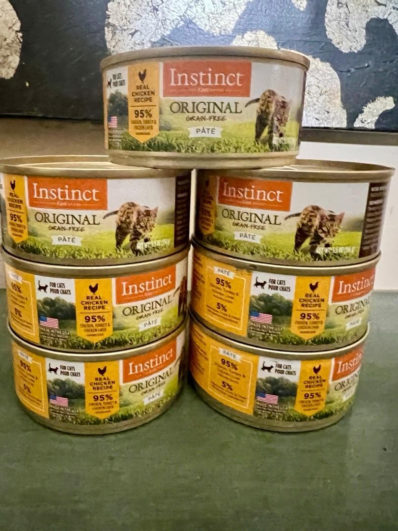 Instinct Original Grain Free Real Chicken Recipe Natural Wet Canned Cat Food 3 oz. Case of 24 Petco