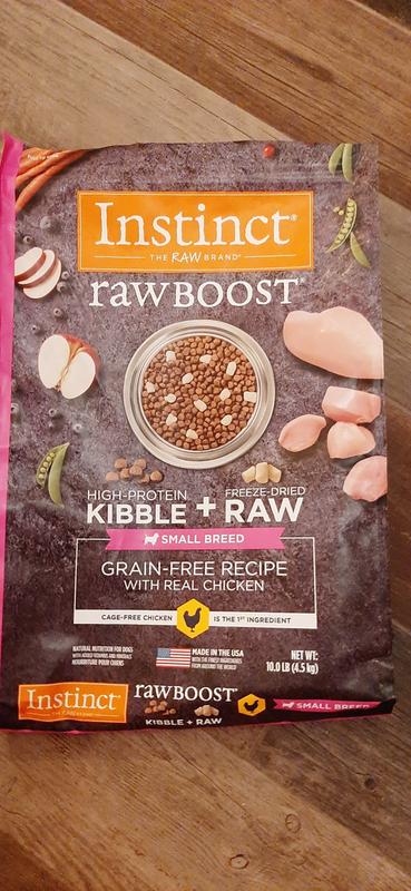 Instinct raw boost 2024 large breed puppy reviews