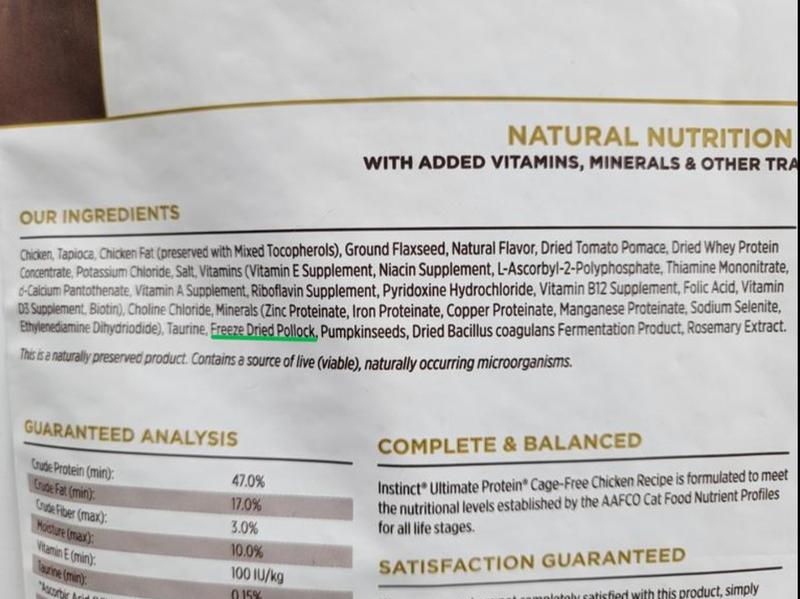 Instinct ultimate protein cat food review best sale