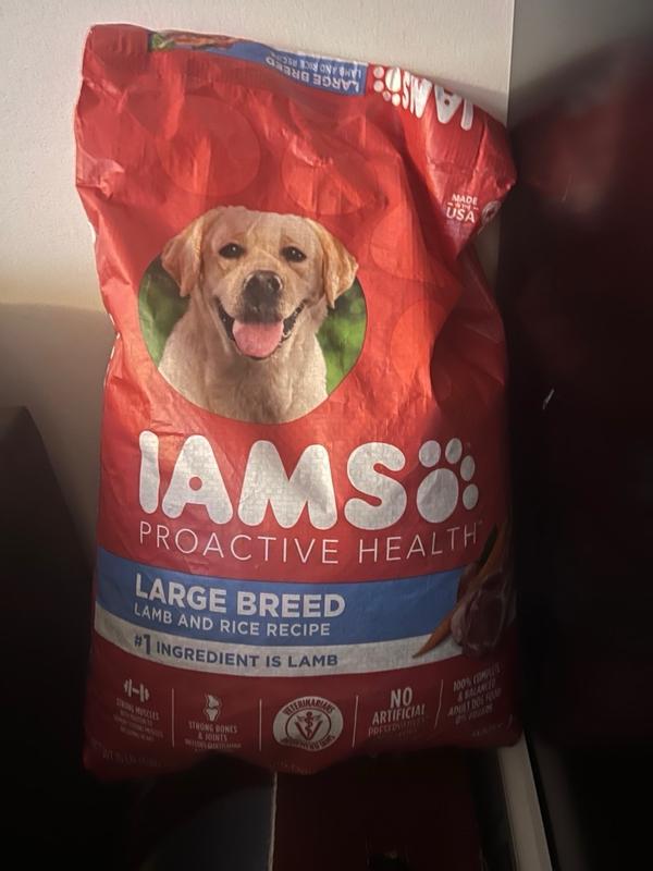 IAMS PROACTIVE HEALTH Large Breed Adult Dry Dog Food Lamb Rice