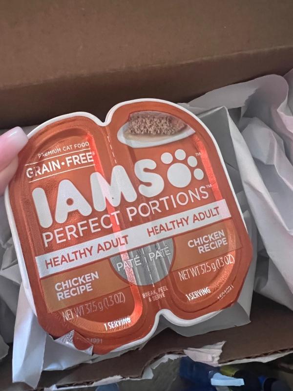 IAMS PERFECT PORTIONS Healthy Adult Grain Free Wet Cat Food Pat