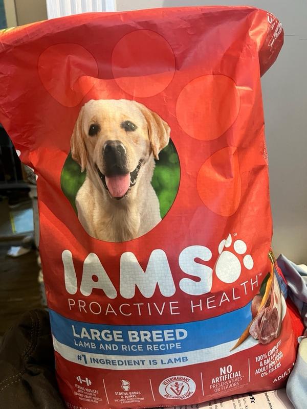 IAMS PROACTIVE HEALTH Large Breed Adult Dry Dog Food Lamb Rice