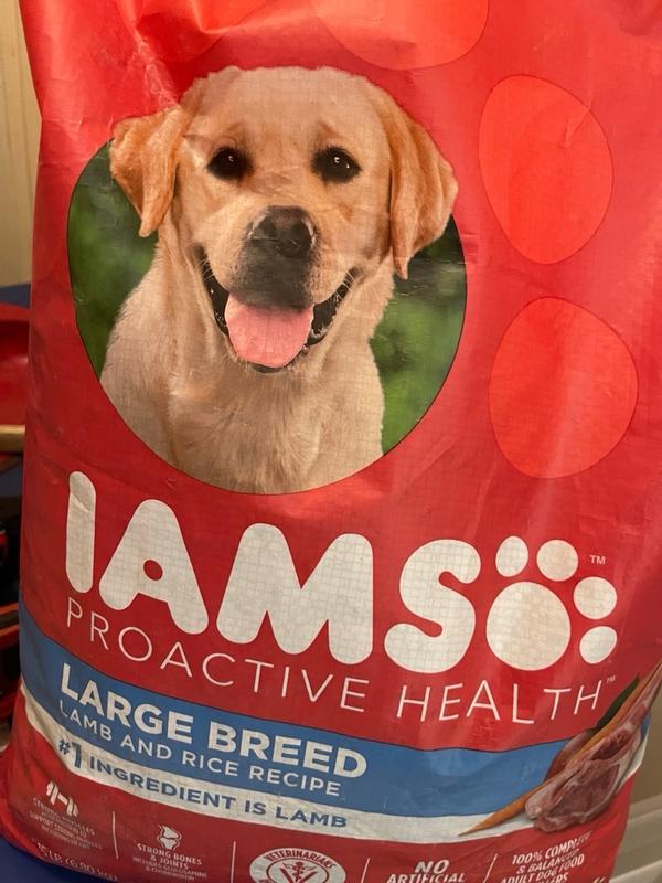 IAMS PROACTIVE HEALTH Large Breed Adult Dry Dog Food Lamb Rice