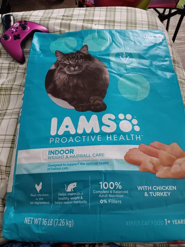 IAMS Pro Active Health Adult Indoor Weight Control Hairball Care