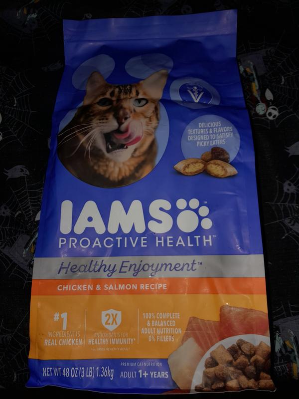 IAMS Healthy Enjoyment Dry Cat Food Chicken Salmon Recipe 6 lb