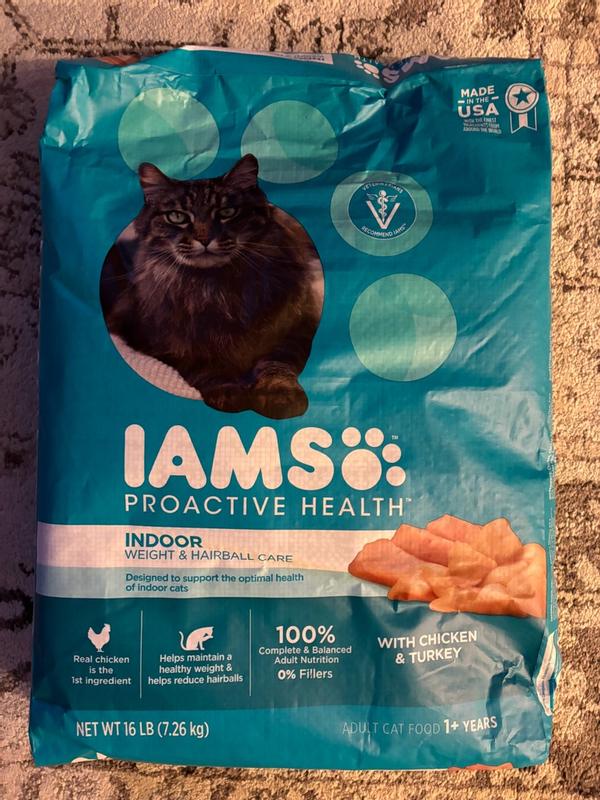 Iams Indoor Cat Food Ingredients IAMS Indoor Cat Food Weight