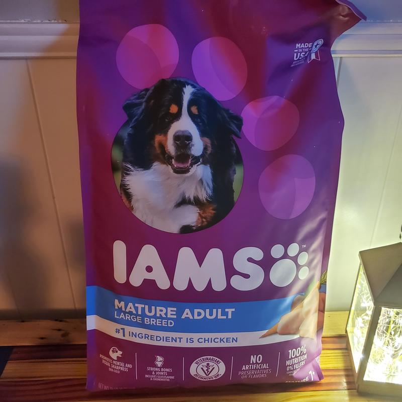 Iams senior plus outlet large breed