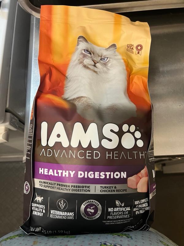 Iams Advanced Health Dry Cat Food Healthy Digestion Turkey