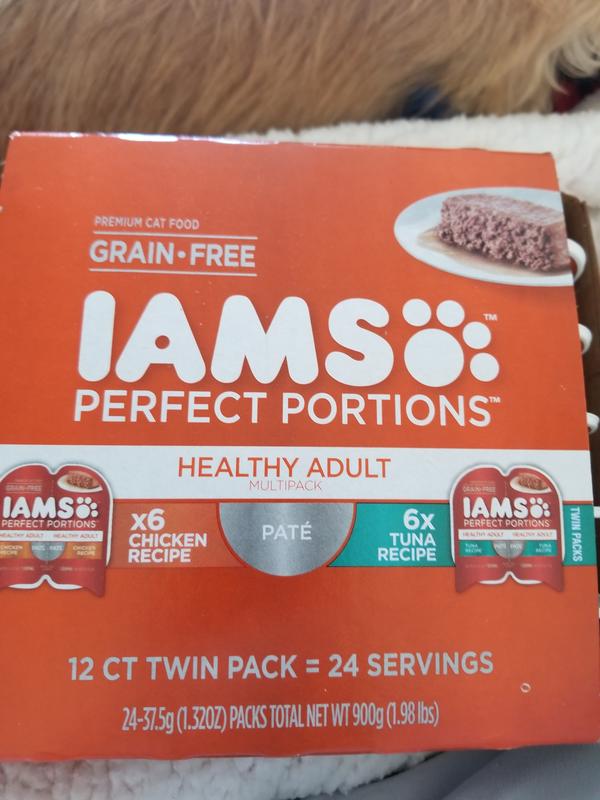 IAMS PERFECT PORTIONS Healthy Adult Grain Free Wet Cat Food Pate