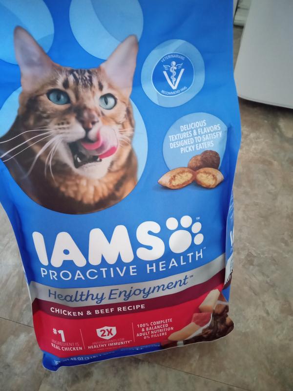 IAMS Healthy Enjoyment Dry Cat Food Chicken Salmon Recipe 6 lb