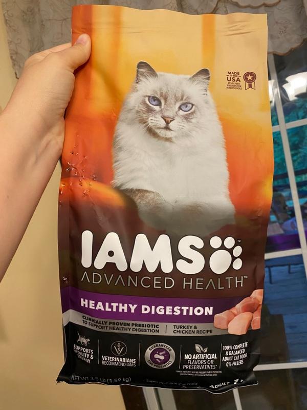 Iams Advanced Health Dry Cat Food Healthy Digestion Turkey