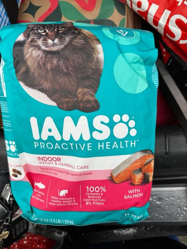 Iams indoor weight and hairball outlet control