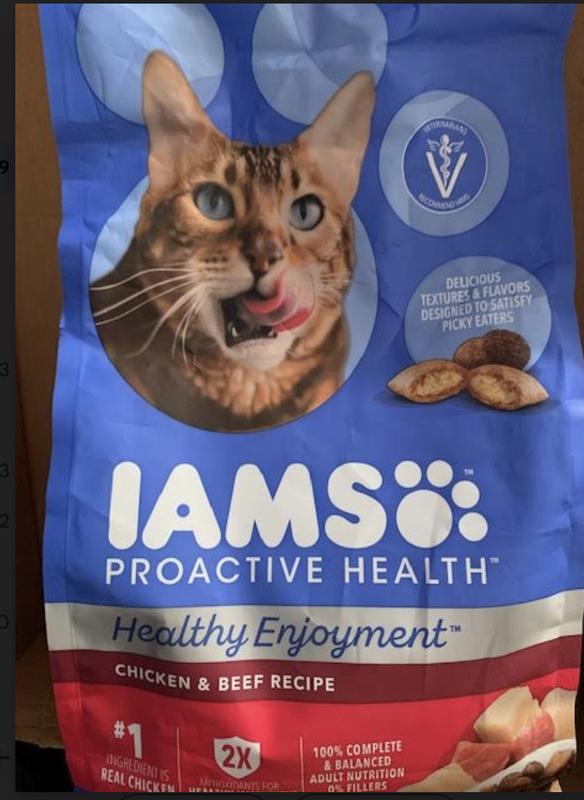 IAMS Healthy Enjoyment Dry Cat Food Chicken Salmon Recipe 6 lb