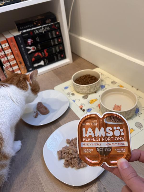 IAMS PERFECT PORTIONS HEALTHY ADULT PATE CHICKEN RECIPE