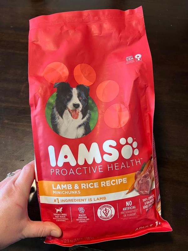 Iams Proactive Health Adult High Protein Lamb Rice Dry Dog Food