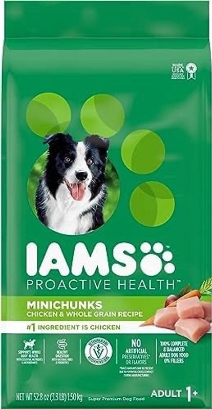 IAMS PROACTIVE HEALTH Adult Minichunks Dry Dog Food Chicken 7 lb. Bag