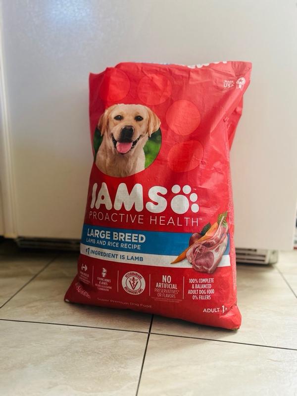 IAMS PROACTIVE HEALTH Large Breed Adult Dry Dog Food Lamb Rice