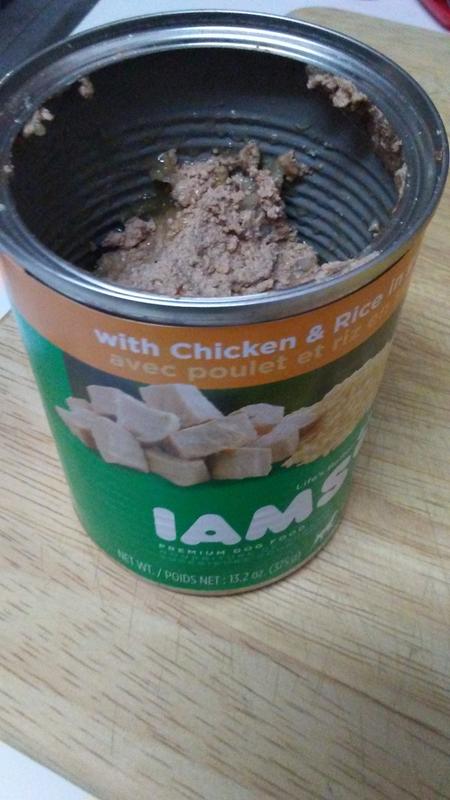 No chunks or gravy in can.