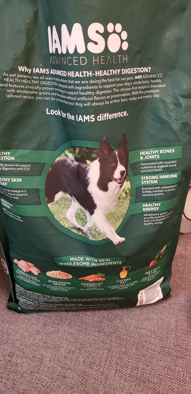 IAMS ADVANCED HEALTH Adult Healthy Digestion Dry Dog Food with