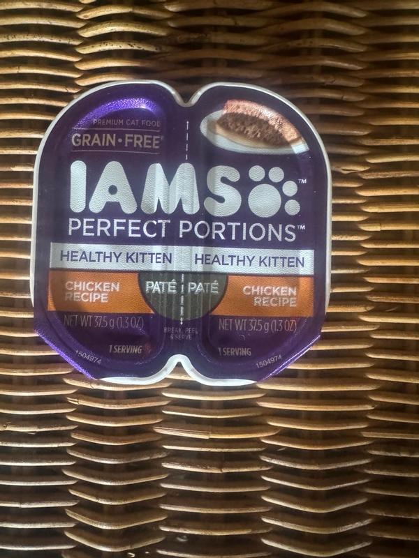 IAMS PERFECT PORTIONS HEALTHY KITTEN PATE CHICKEN RECIPE