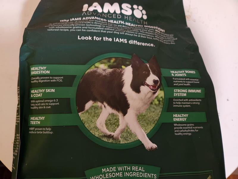 IAMS ADVANCED HEALTH Adult Healthy Digestion Dry Dog Food with