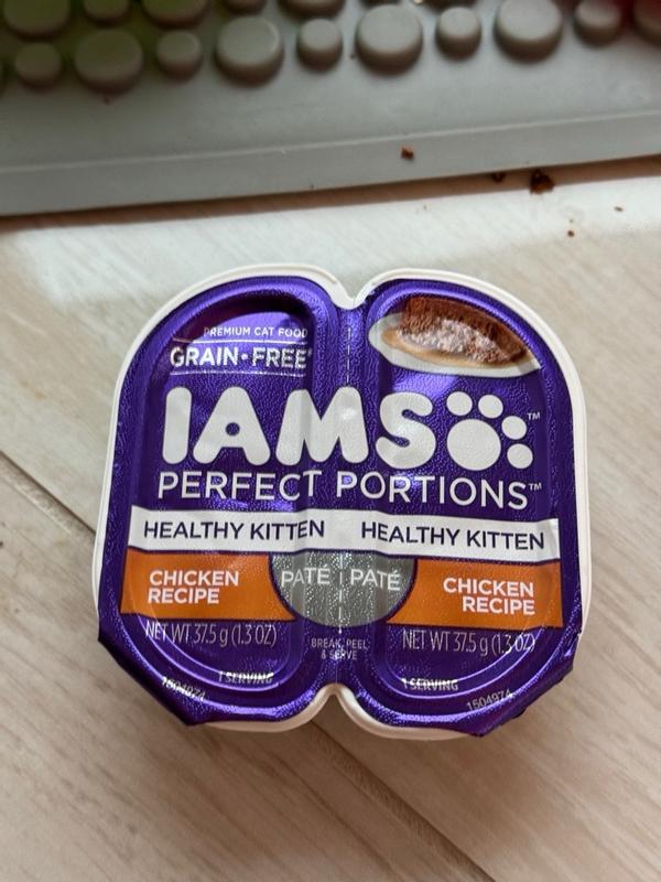 IAMS PERFECT PORTIONS HEALTHY KITTEN PATE CHICKEN RECIPE