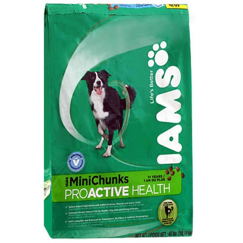 Iams minichunks 2024 dog food