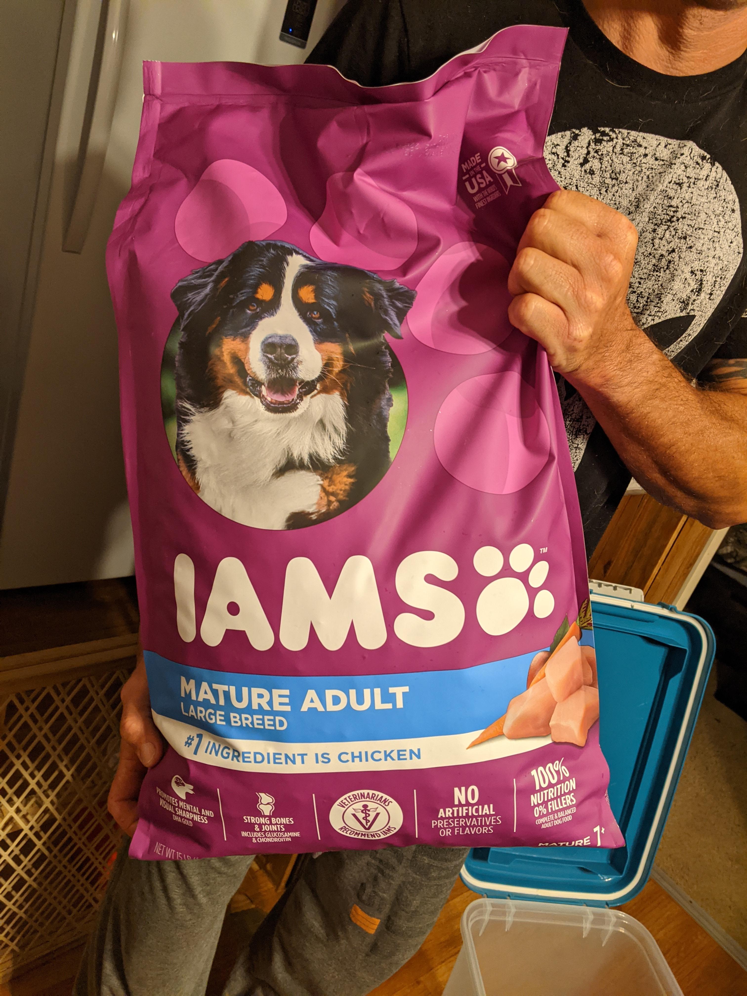 Iams ProActive Health with Real Chicken Mature Adult Large Breed Dry Dog Food 30 lbs. Petco