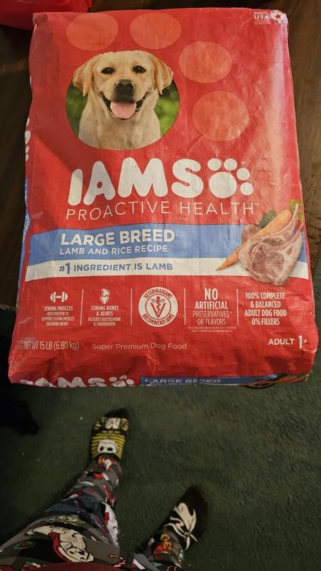 IAMS PROACTIVE HEALTH Large Breed Adult Dry Dog Food Lamb Rice