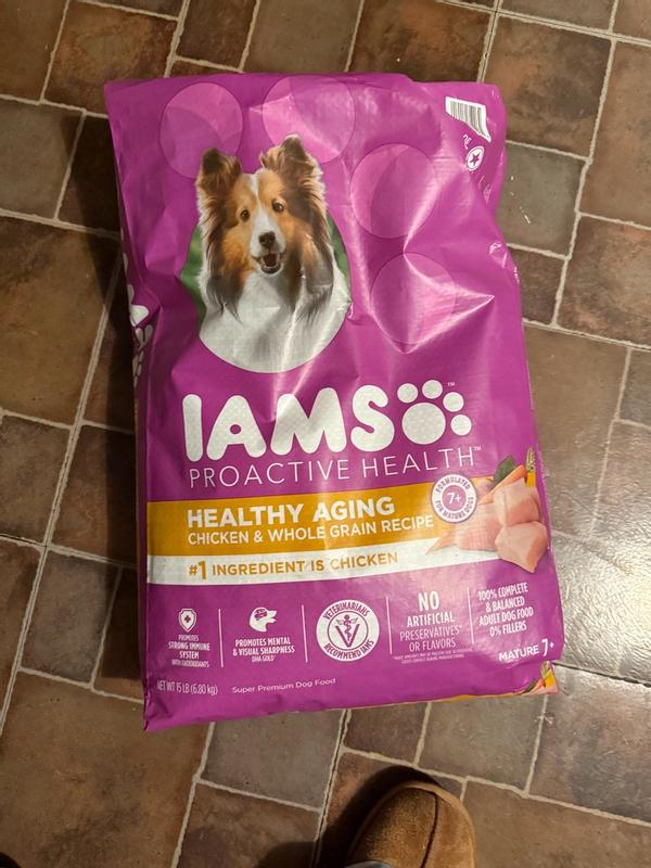 Buy IAMS Healthy Aging Adult Dry Dog Food with Real Chicken, 11 lb from Dollar  General - available