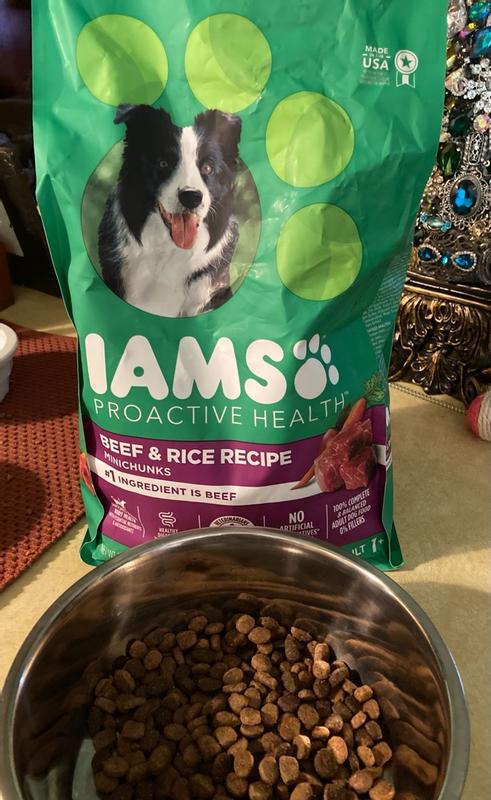 IAMS Proactive Health Adult Beef and Rice Recipe, 5 lb - 73580811