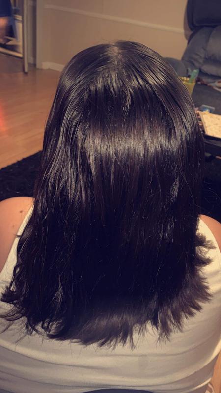 Before Straighting My Hair