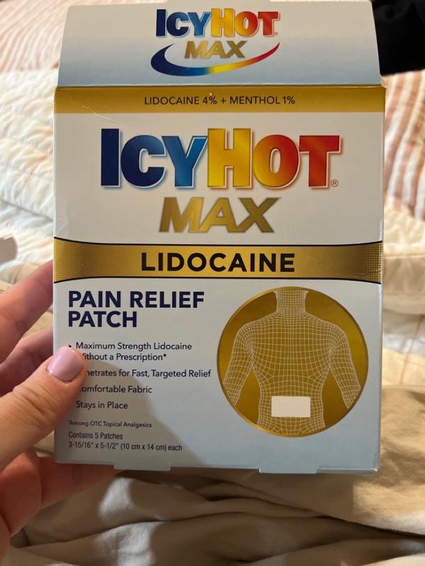 Cooling Pain Relieving Patch Menthol 5pk - Extra Strength
