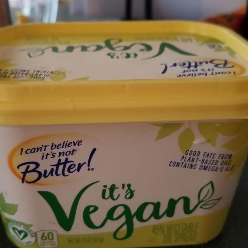 Vegan Spread  I Can't Believe It's Not Butter