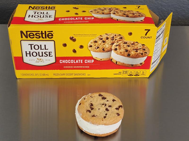 Nestle Chipwich Nestle Toll House Chocolate Chip Cookie Sandwiches, 1