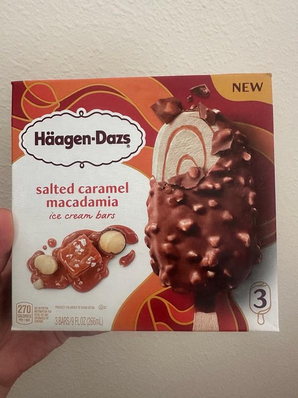 Salted Caramel Macadamia Ice Cream Bars | Häagen-Dazs®
