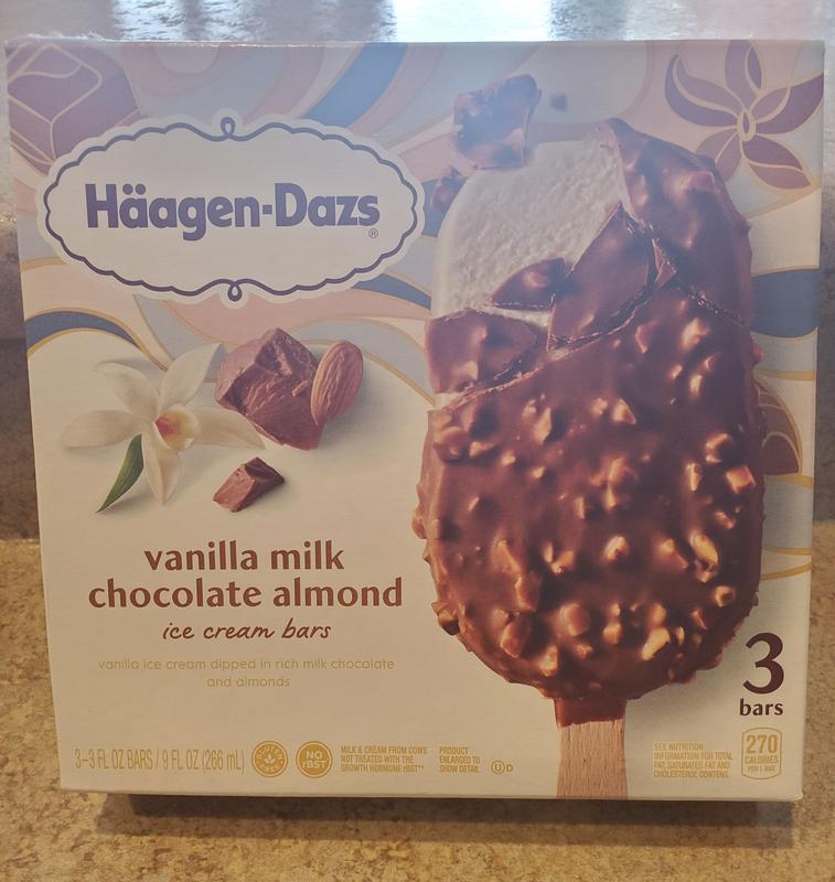 Haagen Dazs Vanilla Milk Chocolate Almond Bars Gluten Free Popular ...